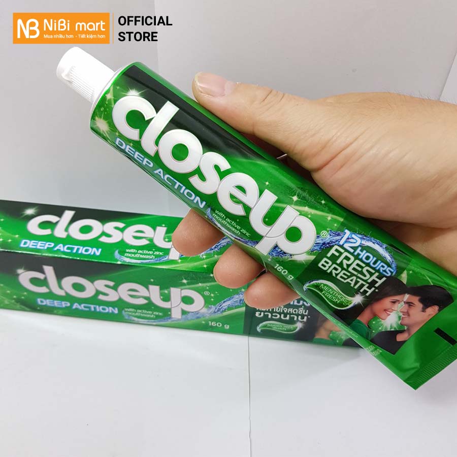 Kem đánh răng Close Up bạc hà tuýp 180g