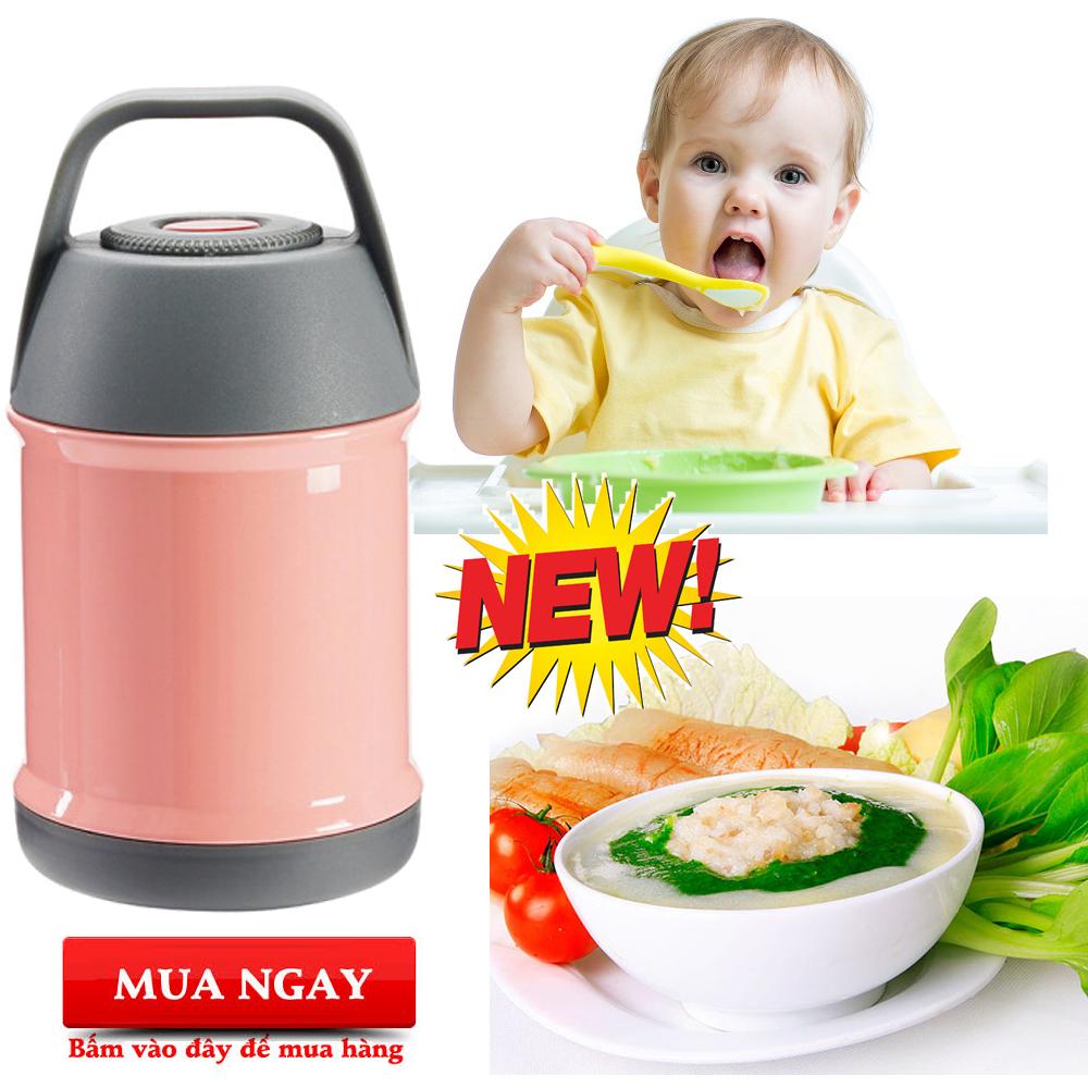 Ủ Cháo Nhật, binh giu nhiet giữ nhiệt 2 lớp