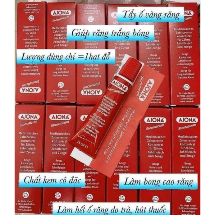 Azela German toothpaste tube 25ml