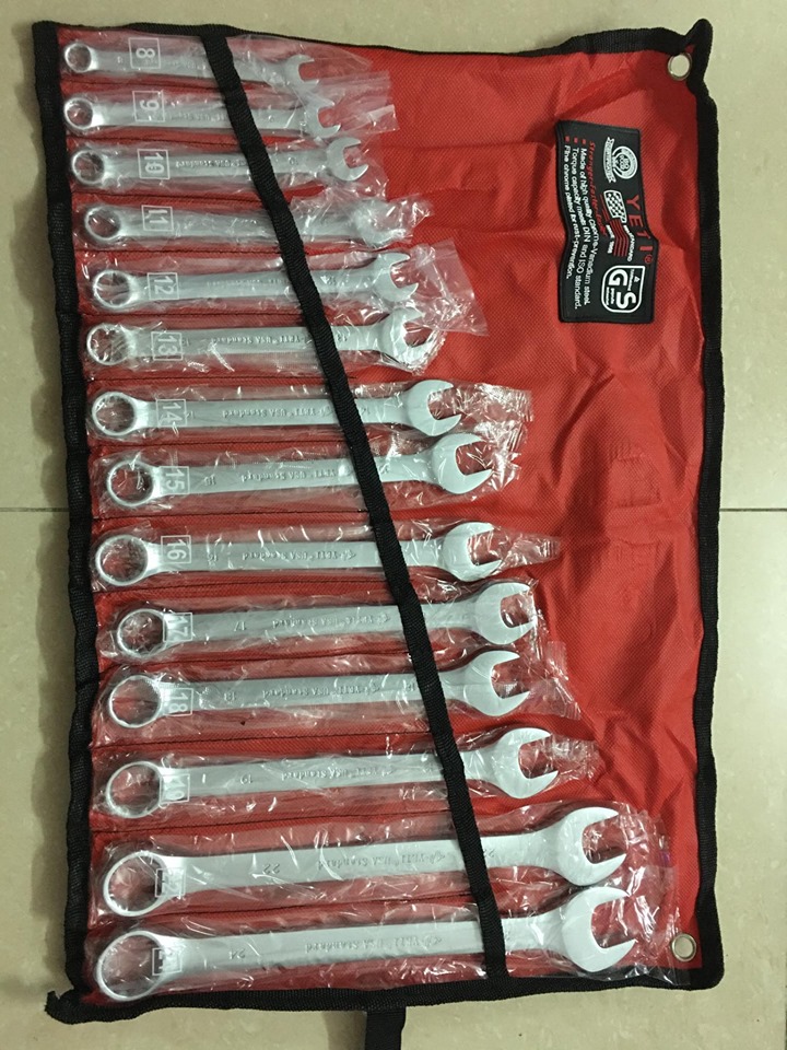 bộ cờ lê vòng miệng từ 8 đến 24