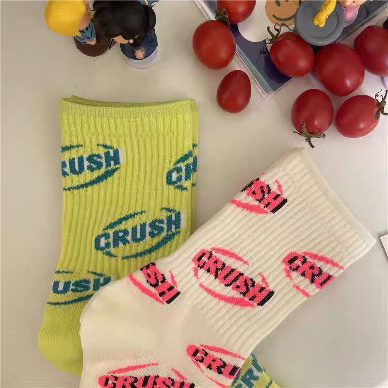 (FREESHIP) TẤT VỚ NAM NỮ CRUSH PHONG CÁCH HÀN QUỐC