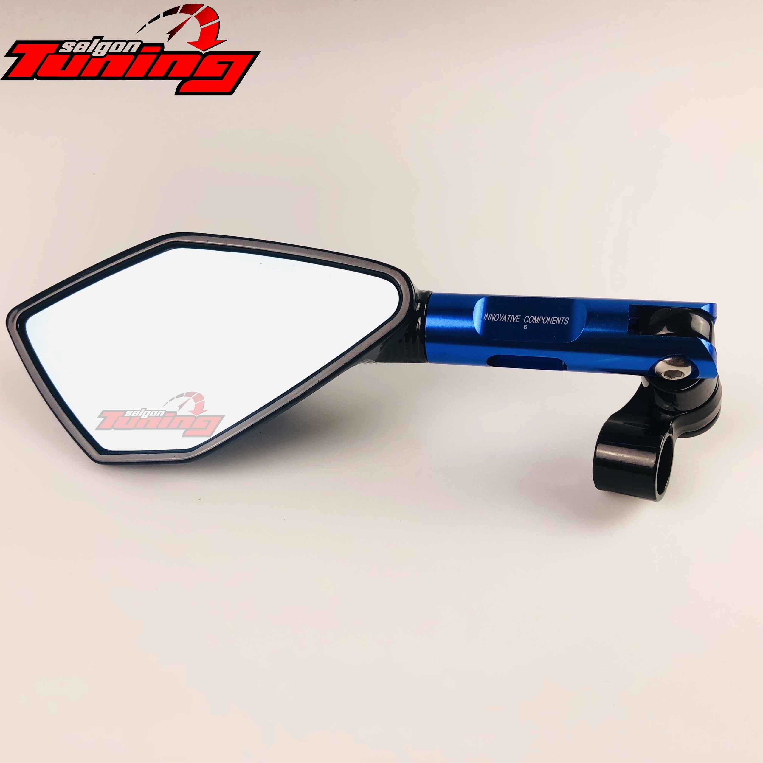 [HCM]Kính ( gương) trái chiếu hậu - Màu xanh Blue  SaigonTuning
