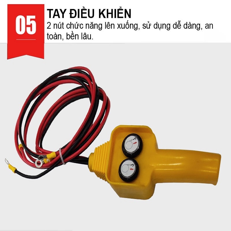 Tời điện kéo xe 12V 3000LB 1.3 tấn