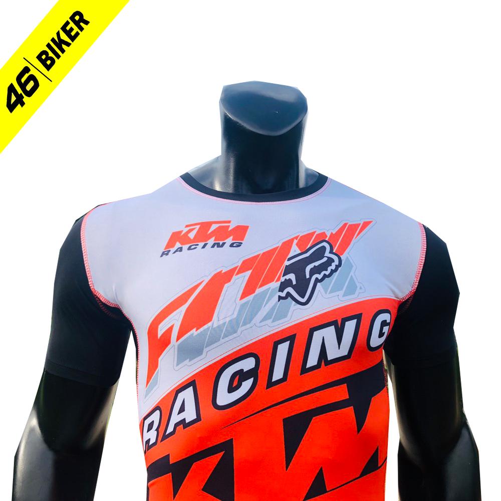 Áo thun in tem KTM Racing vải cotton