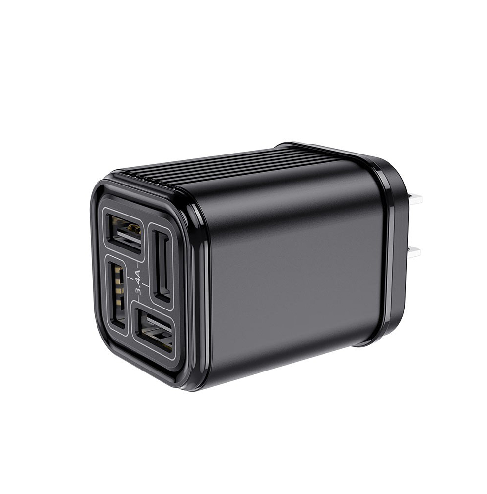 [HCM]Củ sạc 4 cổng USB 3.4A HOCO C84