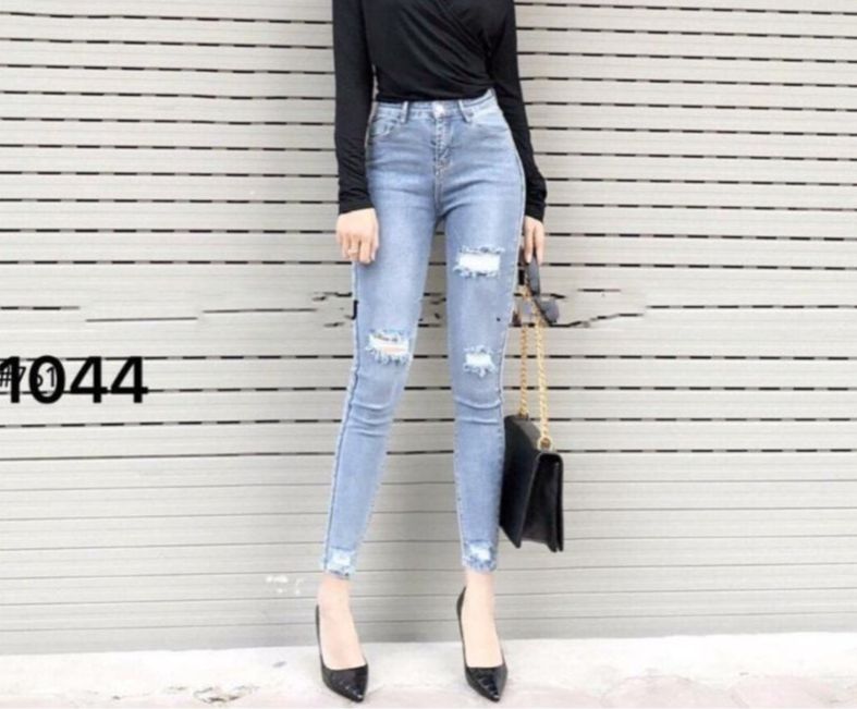 QUẦN JEAN NỮ LƯNG CAO ( CÓ SIZE ĐẠI. HÌNH THẬT CHỤP Ở TRONG ) 1044