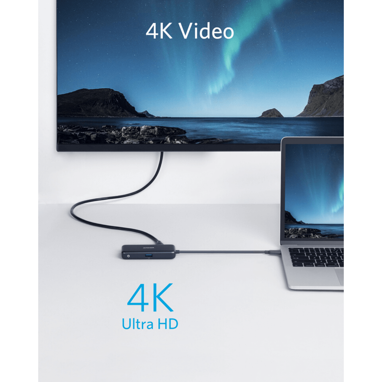 Bộ chuyển đổi Anker cổng USB-C 3 in 1 - A8335