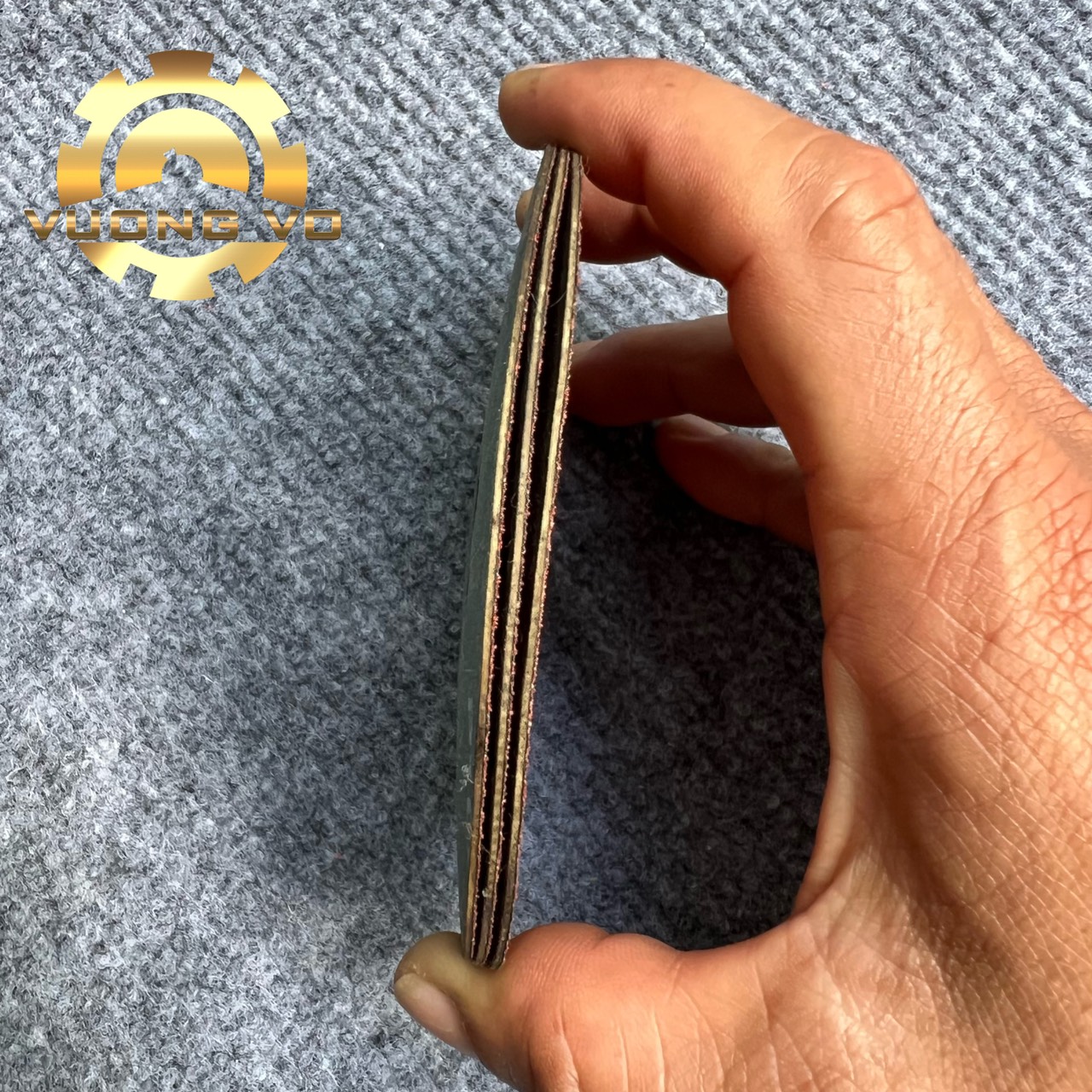 Disc abrasive 1 round fork 100mm 16mm shaft hole