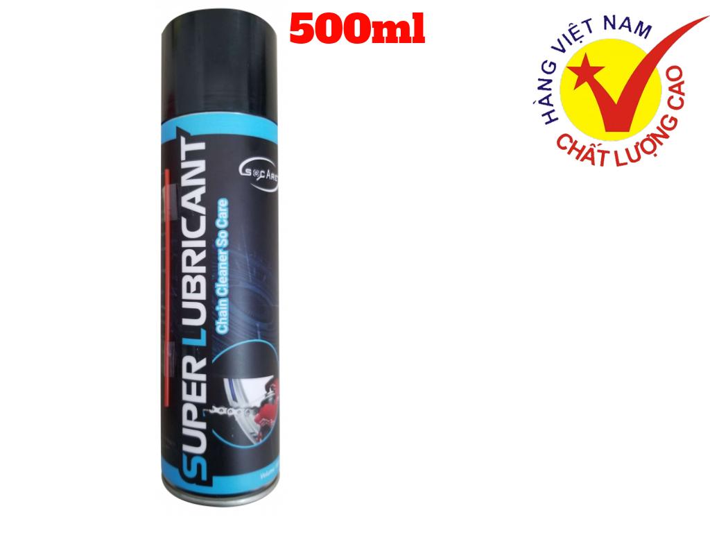 [HCM]Chai Xịt Bôi Trơn Sên Xe Máy Socare Chain Lube 500ml