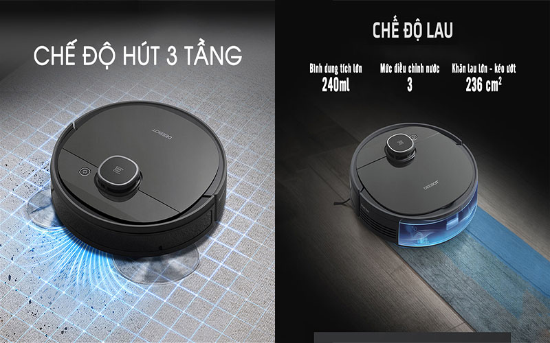 MỚI NGUYÊN SEAL - Ecovacs Deebot T5 POWER NỘI ĐỊA
