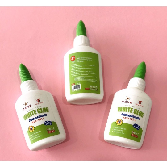 [1 Bottle] Gstar Ks-40 (40g) / Ks-100 (100g) Milk Glue