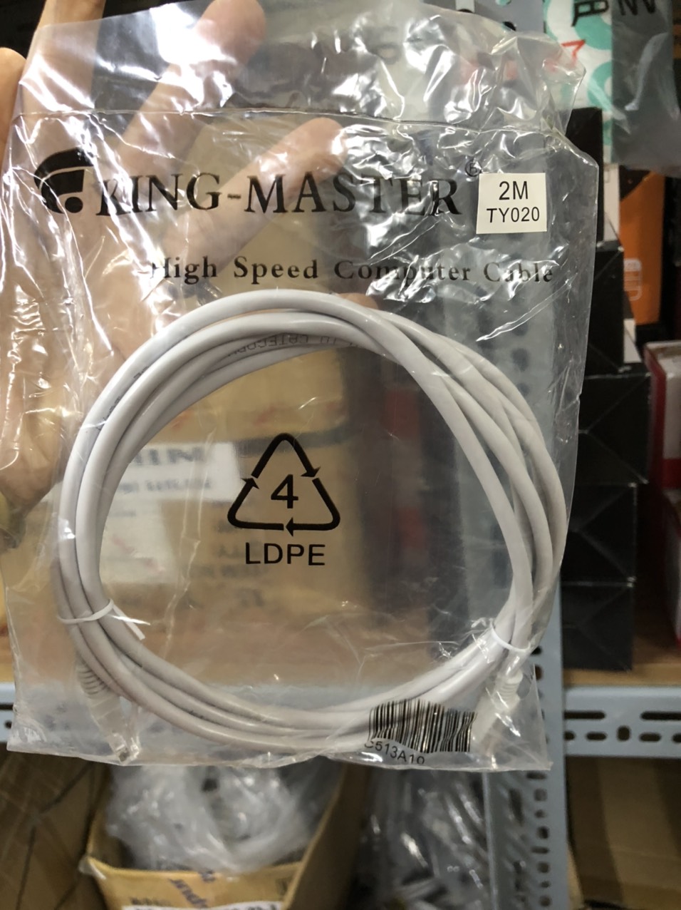 Dây cáp mạng bấm sẵn 2 đầu kingmaster dài 1.5m - 2m- 3m - 5m - 10m utp cat 5e