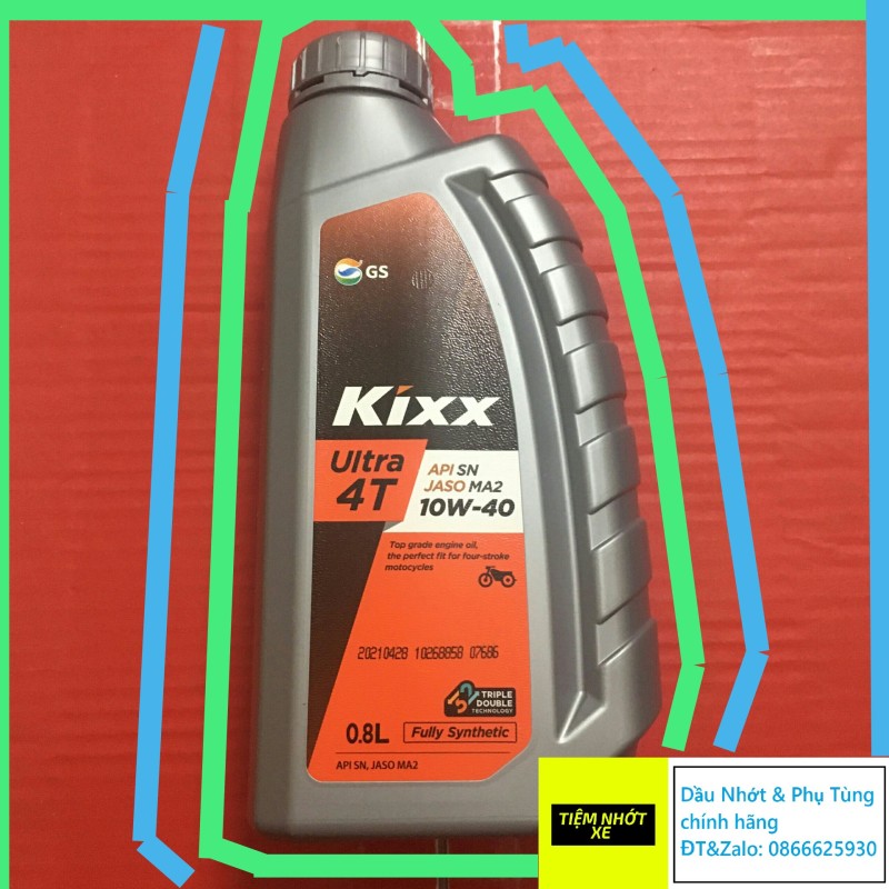 Nhớt xe số tổng hợp toàn phần Kixx Ultra 4T Fully Synthetic 10w40