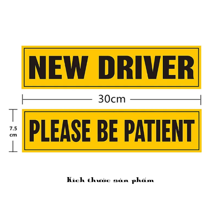 [HCM]Decal phản quang cảnh báo tài xế mới biết lái ND30