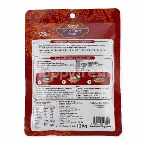 SỐT CÀ RI MEAT CURRY SAUCE SINGLONG 120G