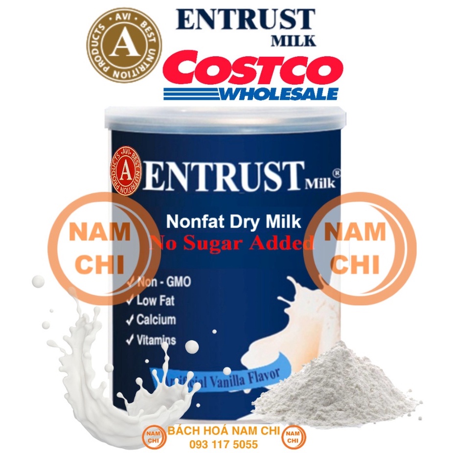 Date mới sữa bột tiểu đường entrust 400g - chính hãng mỹ