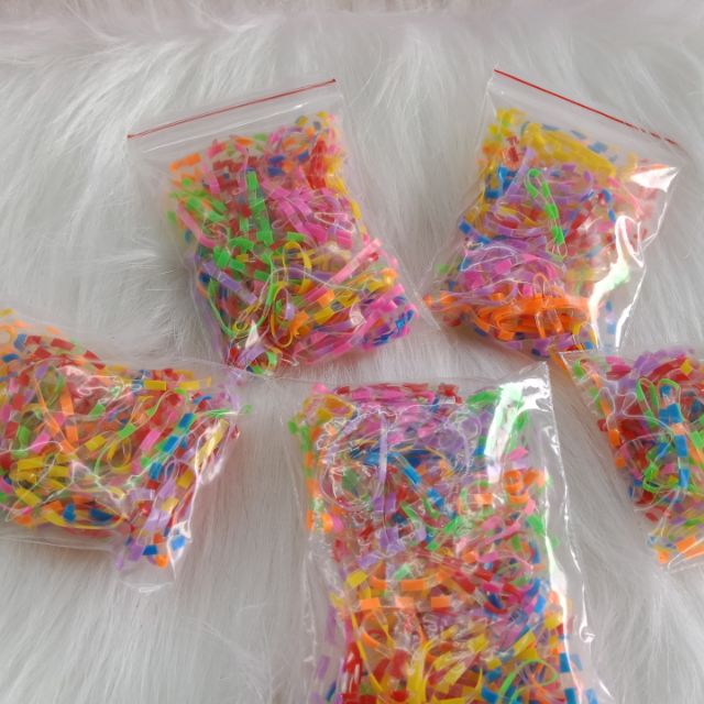 3 gói nịt buộc tóc sợi nhỏ cho bé (2k/gói)