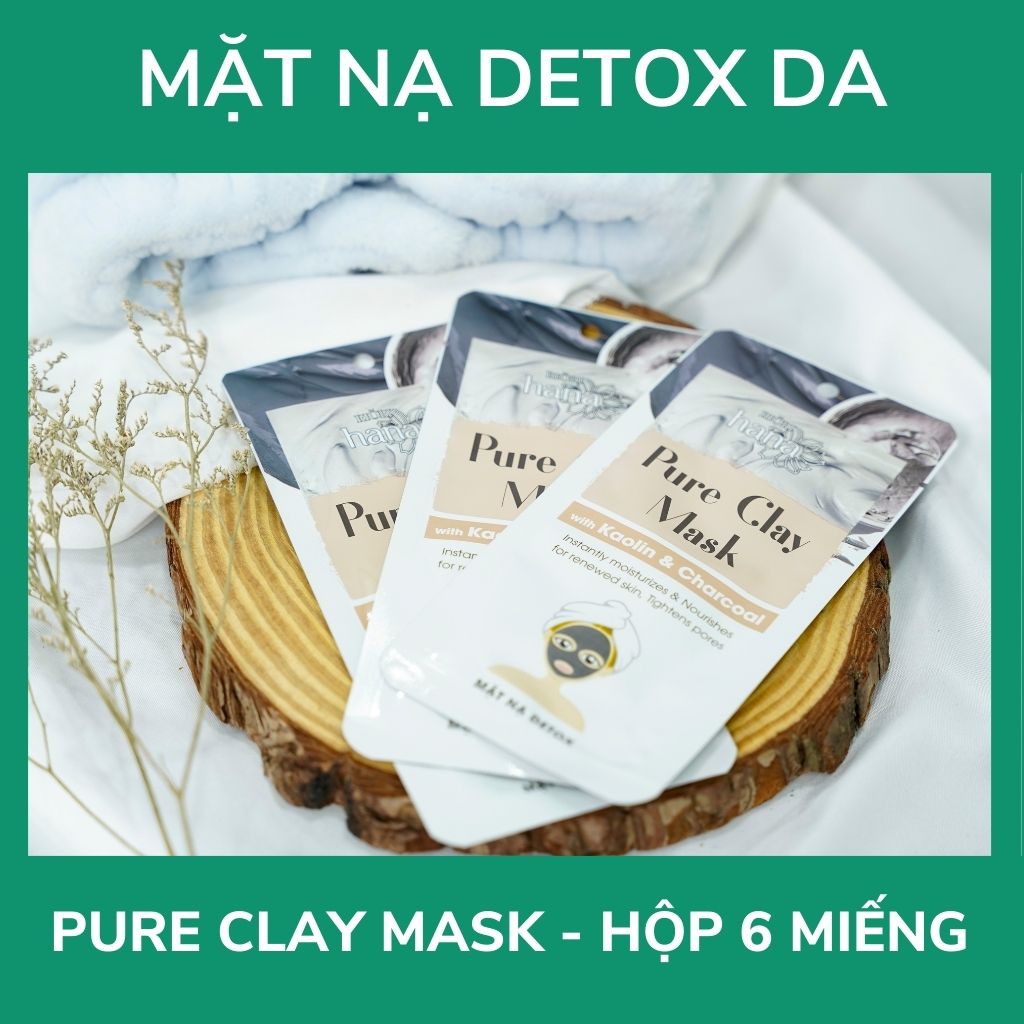 [1 Gói 12g] Mặt Nạ Đất Sét, Mặt Nạ Detox, Thải Độc Da RIORI Pure Clay Mask