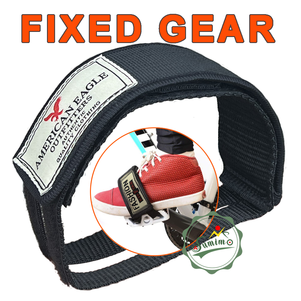 Tuỳ chọn đai rọ chân strap cho xe đạp Fixed Gear