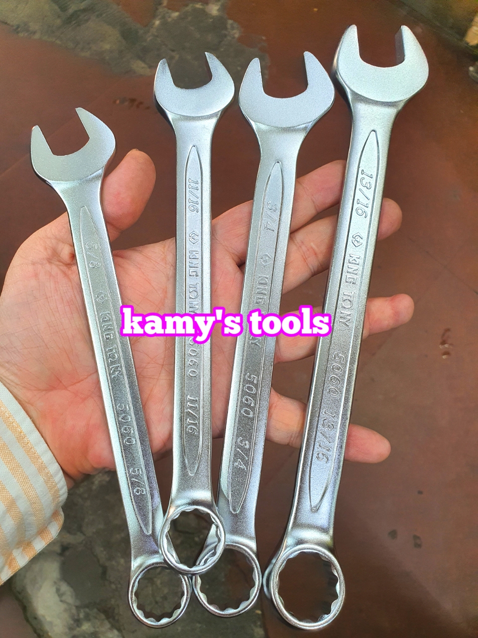 Cờ lê vòng miệng hệ inch kingtony 5/8 11/16 3/4 13/16 7/8 15/16 inch model 506020 506022 506024 506026 506028 506030