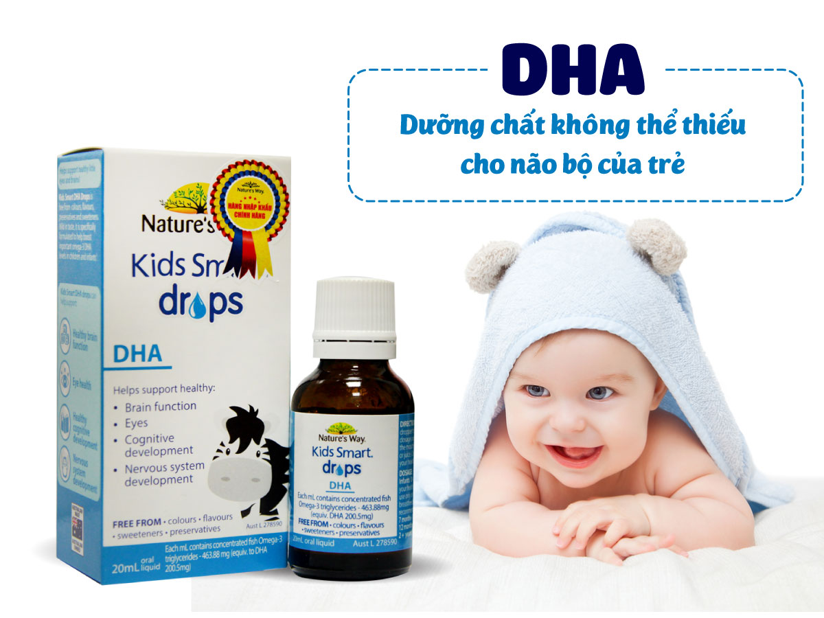 Nature's Way Kid Smart Drop Bổ Sung DHa Cho Bé 20ml - Chemistware