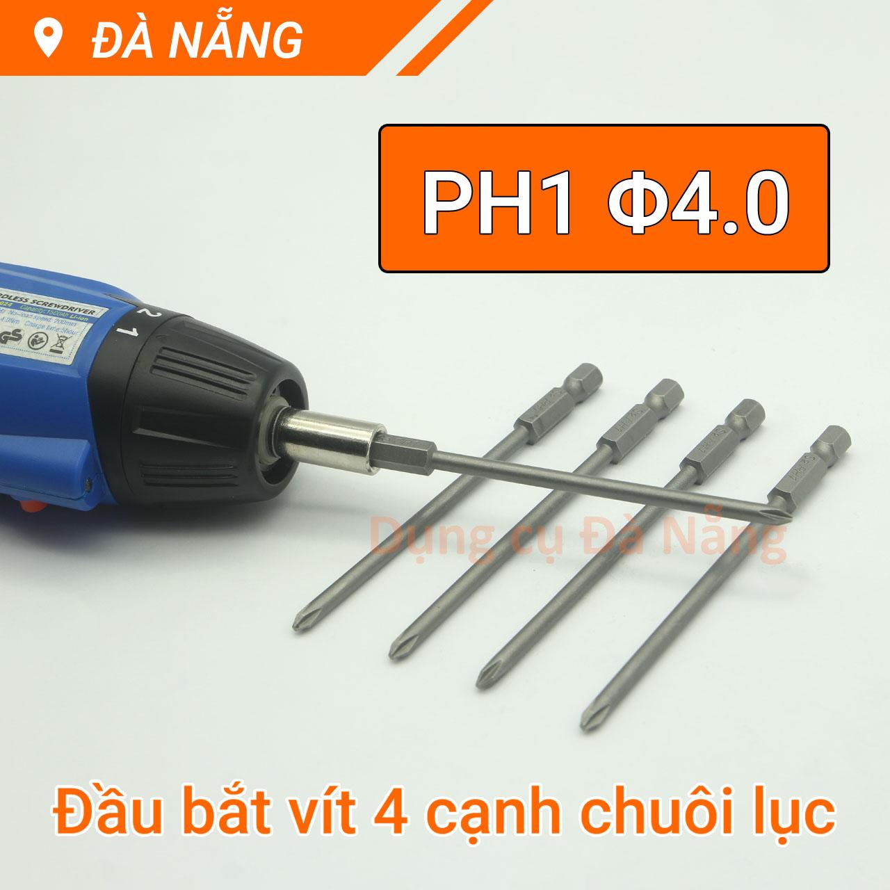 Đầu bắt vít 4 cạnh PH1