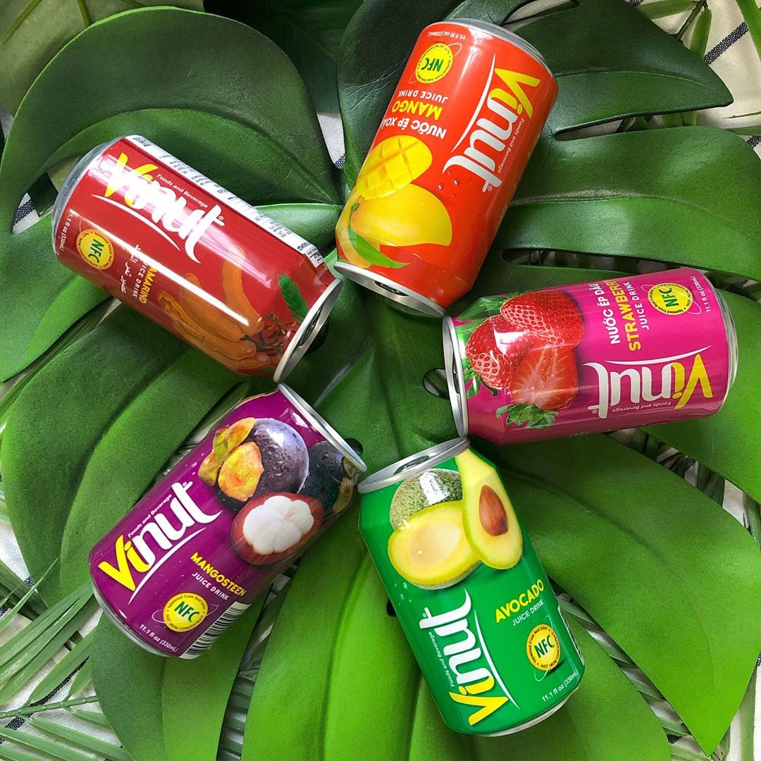 [LỐC 6 LON] Nước Ép Dâu Vinut 330ml