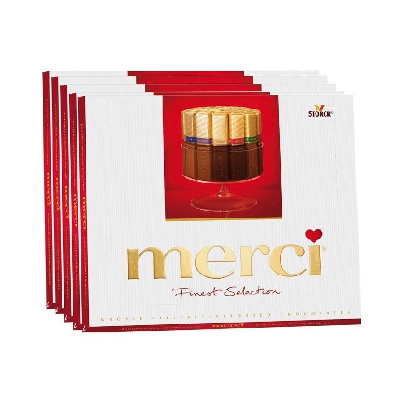 Kẹo Socola Hỗn Hợp Storck Merci Finest Selection 400g