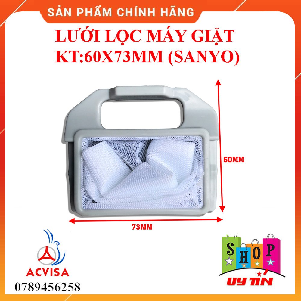Lưới lọc máy giặt Sanyo (3 loại kích thước)