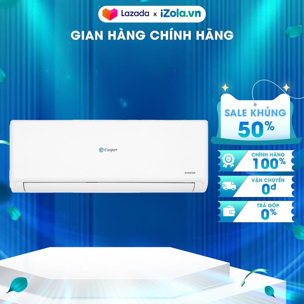 Máy lạnh Casper Inverter 1 HP GC-09IS35 - Chức năng tự làm sạch - Cảm biến nhiệt độ iFeel - Điều khiển lên xuống tự động