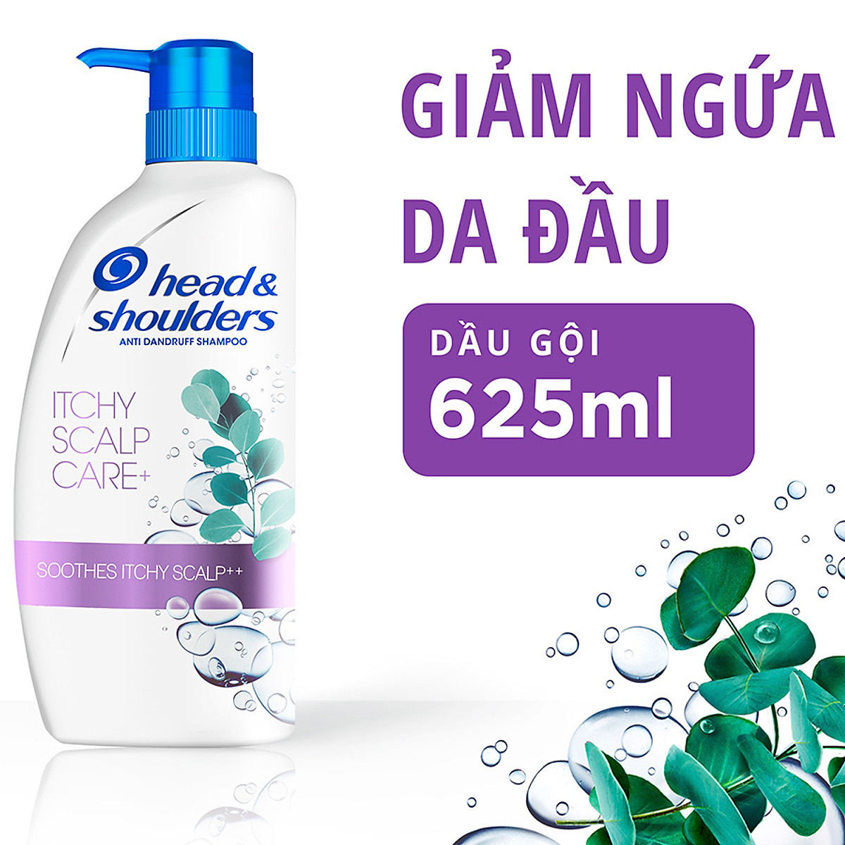 Dầu Gội Head&Shoulders Da Đầu Ngứa - 625ML (Mẫu Mới Date 2025)