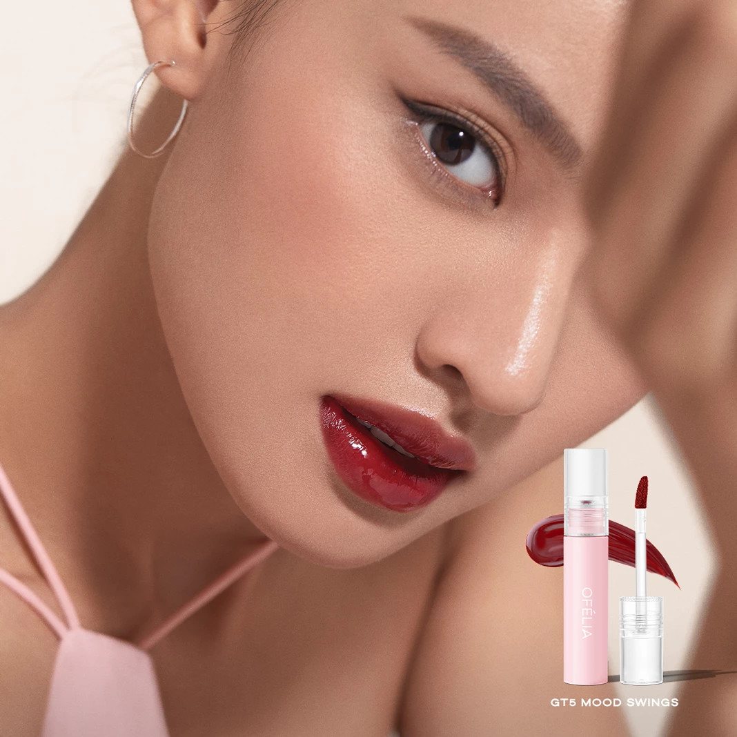 Son tint bóng lâu trôi cho đôi môi căng mọng ofélia lolli glow tint 3.9g