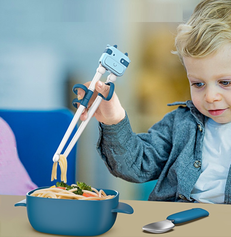 Bộ thìa và đũa tập ăn cho bé Hogokid- TD01