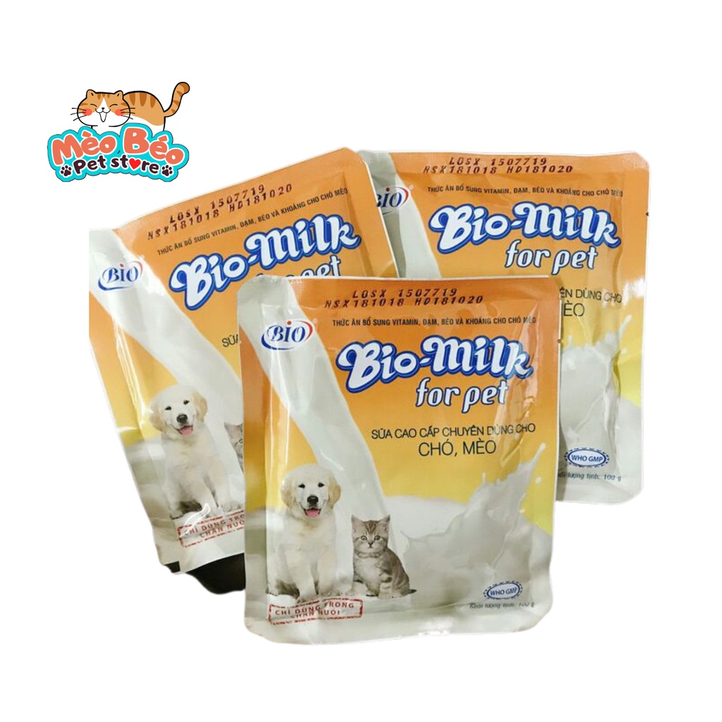 Sữa cho chó mèo Bio Milk for pet (100g)