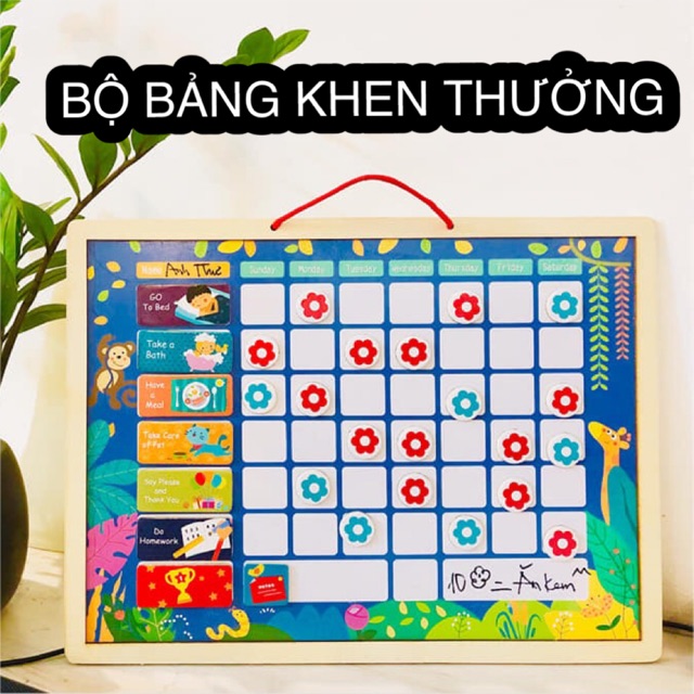 BẢNG KHEN THƯỞNG NAM CHÂM CHO BÉ
