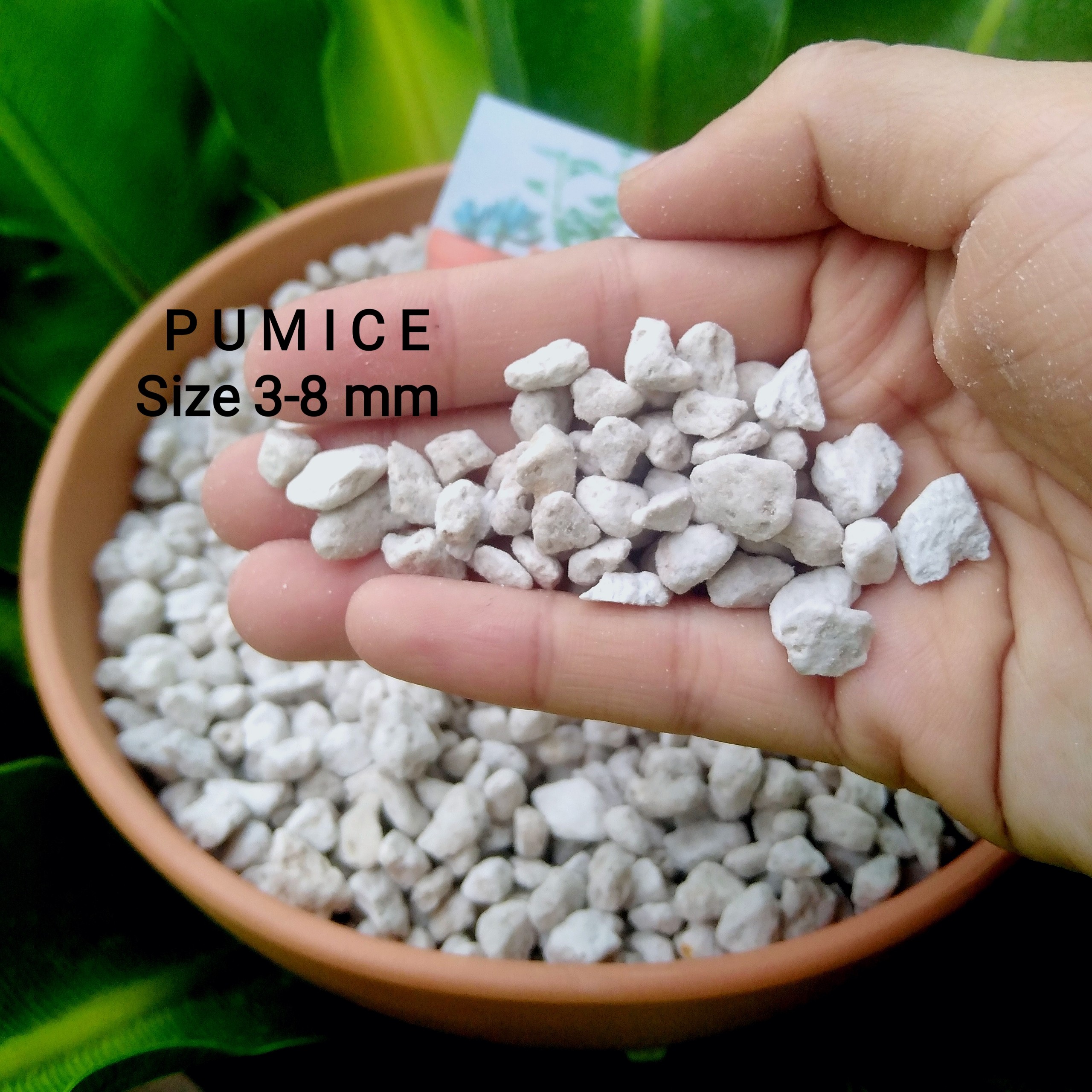 Túi 200gr Đá Pumice - Đá Bọt Núi Lửa Size 3-8mm