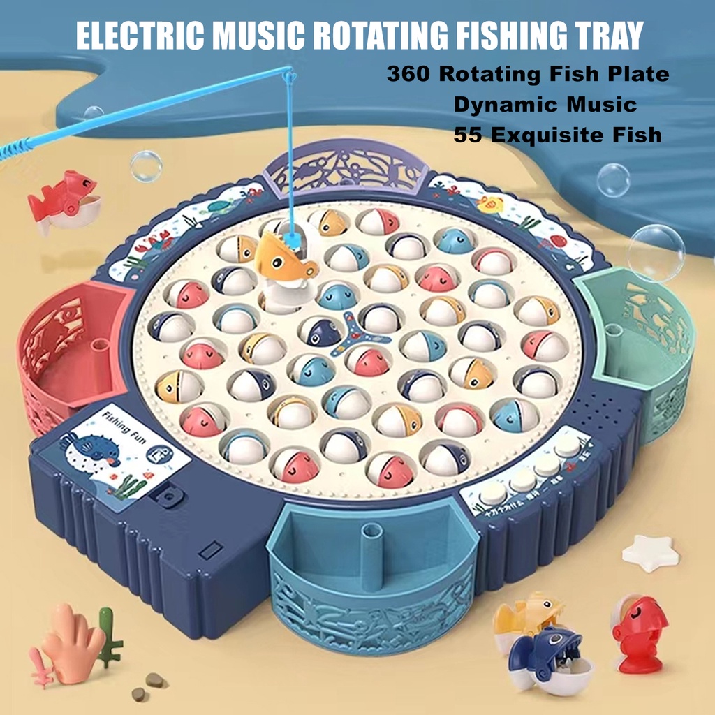 55 fish key men and women Games electromagnetic intelligence fishing toy