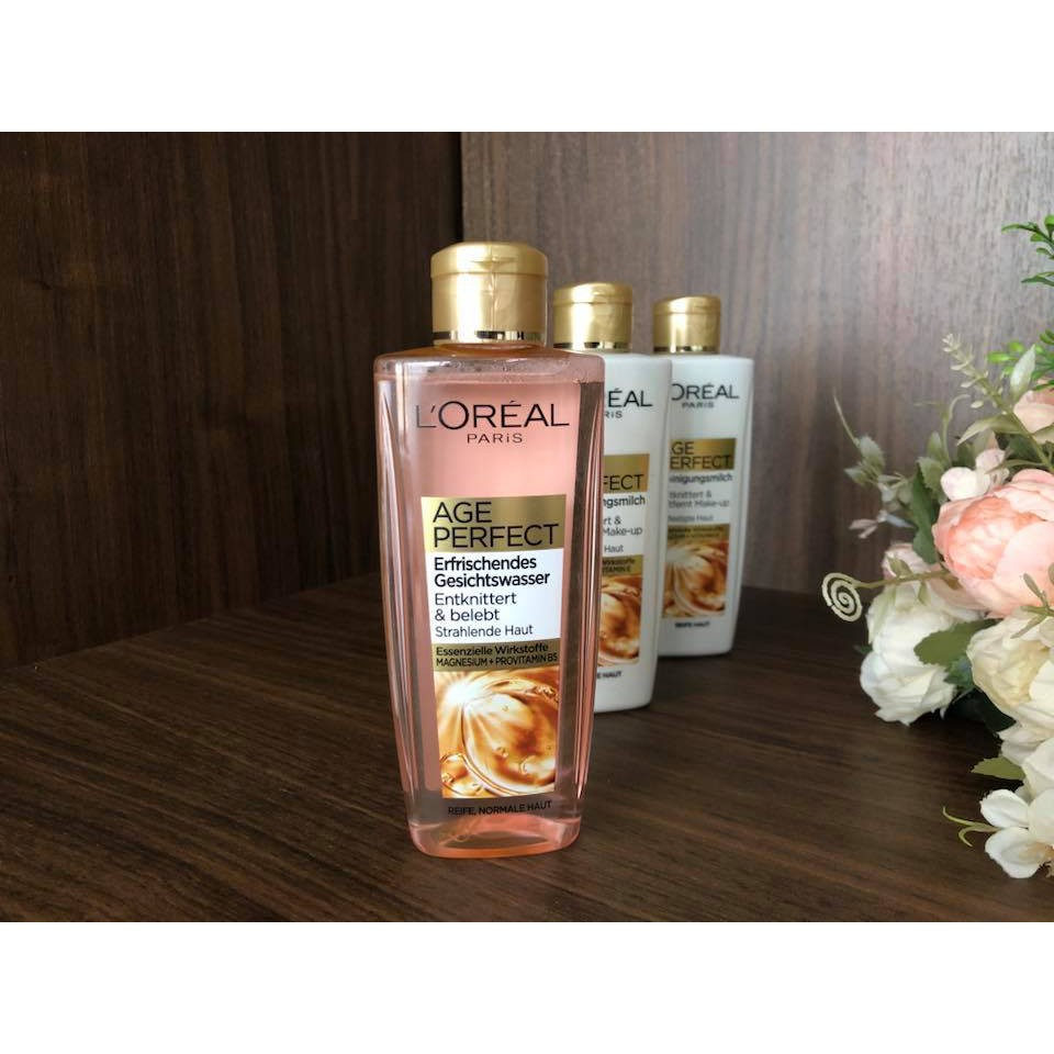 Nước hoa hồng chống lão hóa Loreal Age Perfect
