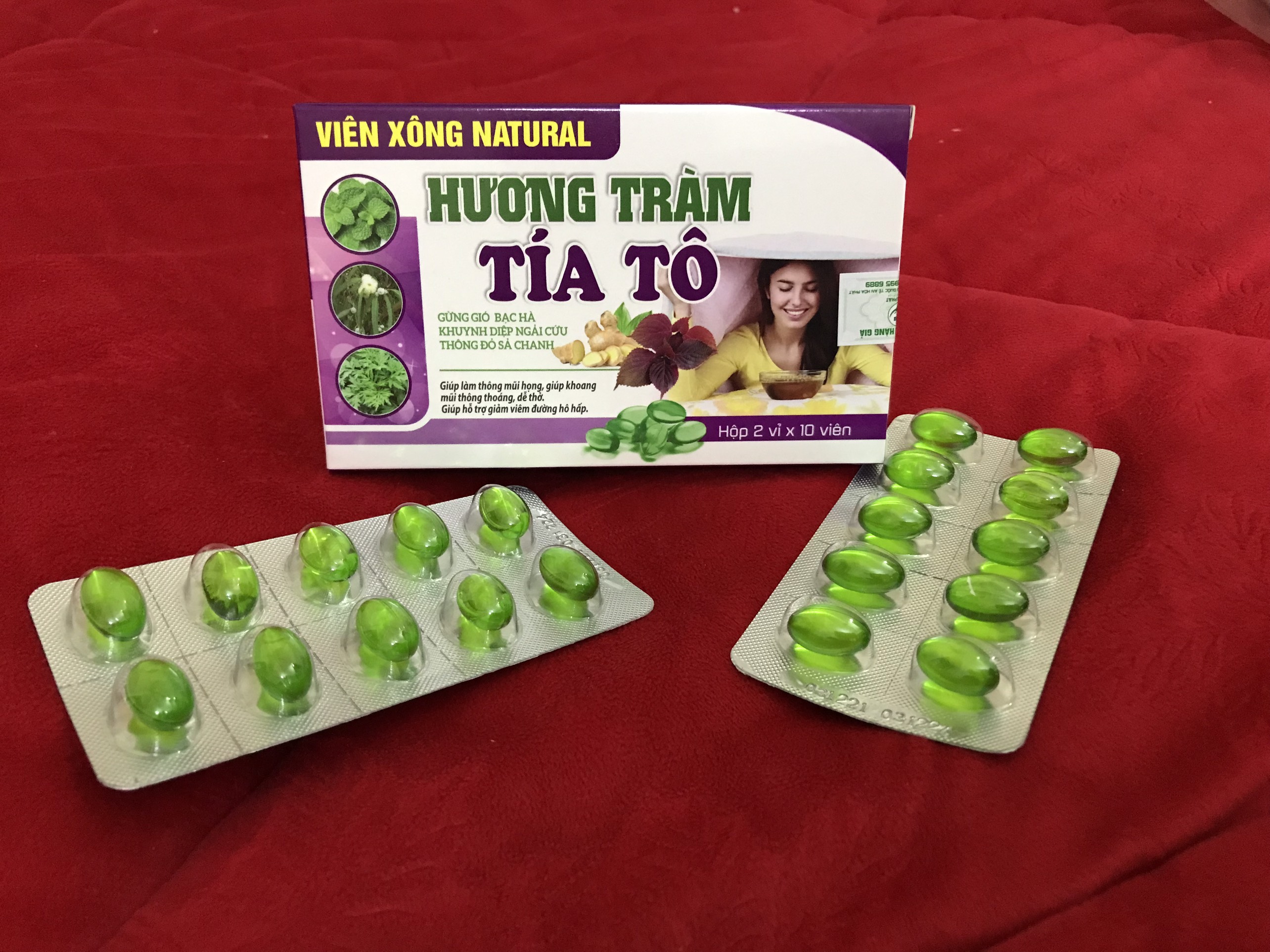 VIÊN XÔNG NATURAL TÍA TÔ