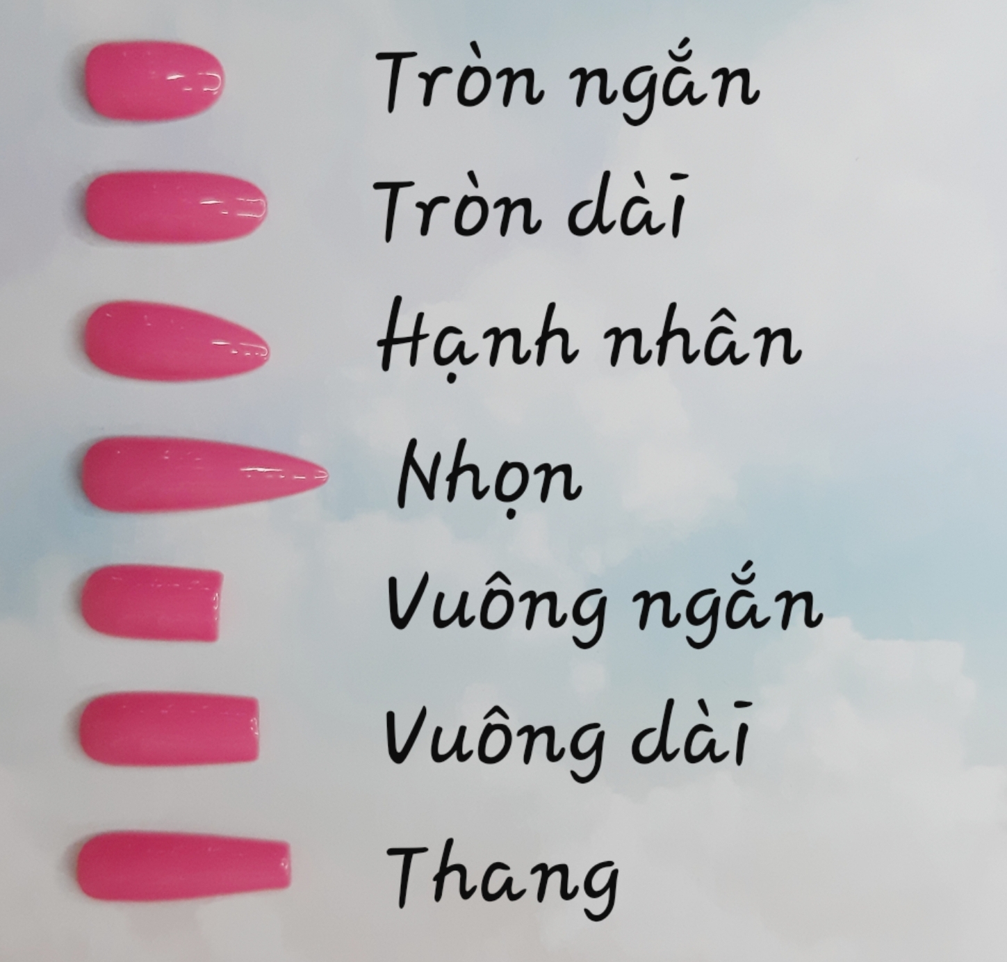NAILBOX Móng úp thiết kế sticker đính đá