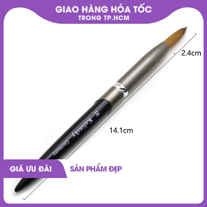 Cọ đắp bột lông chồn số 16 Kolinsky Germany chính hãng 0445