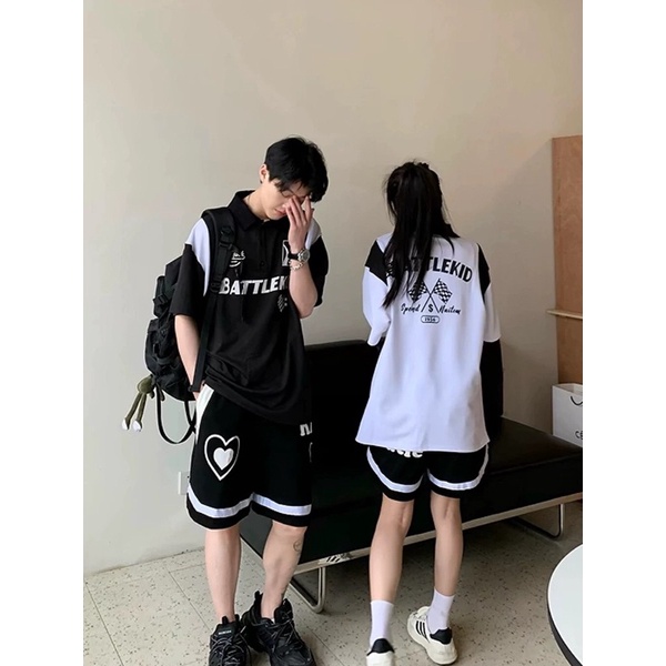 [ Rẻ vô địch ] Set bộ áo polo mix quần V