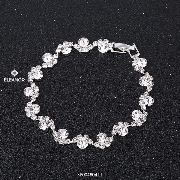 Bông tai dây chuyền lắc tay đính đá bộ trang sức sang chảnh phụ kiện trang sức Cloe Accessories 4802