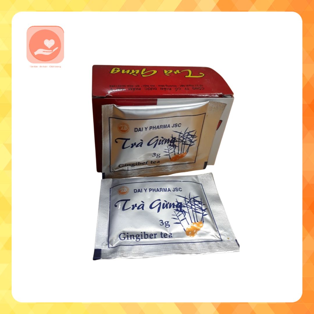 Trà gừng hộp 10 gói x 3g