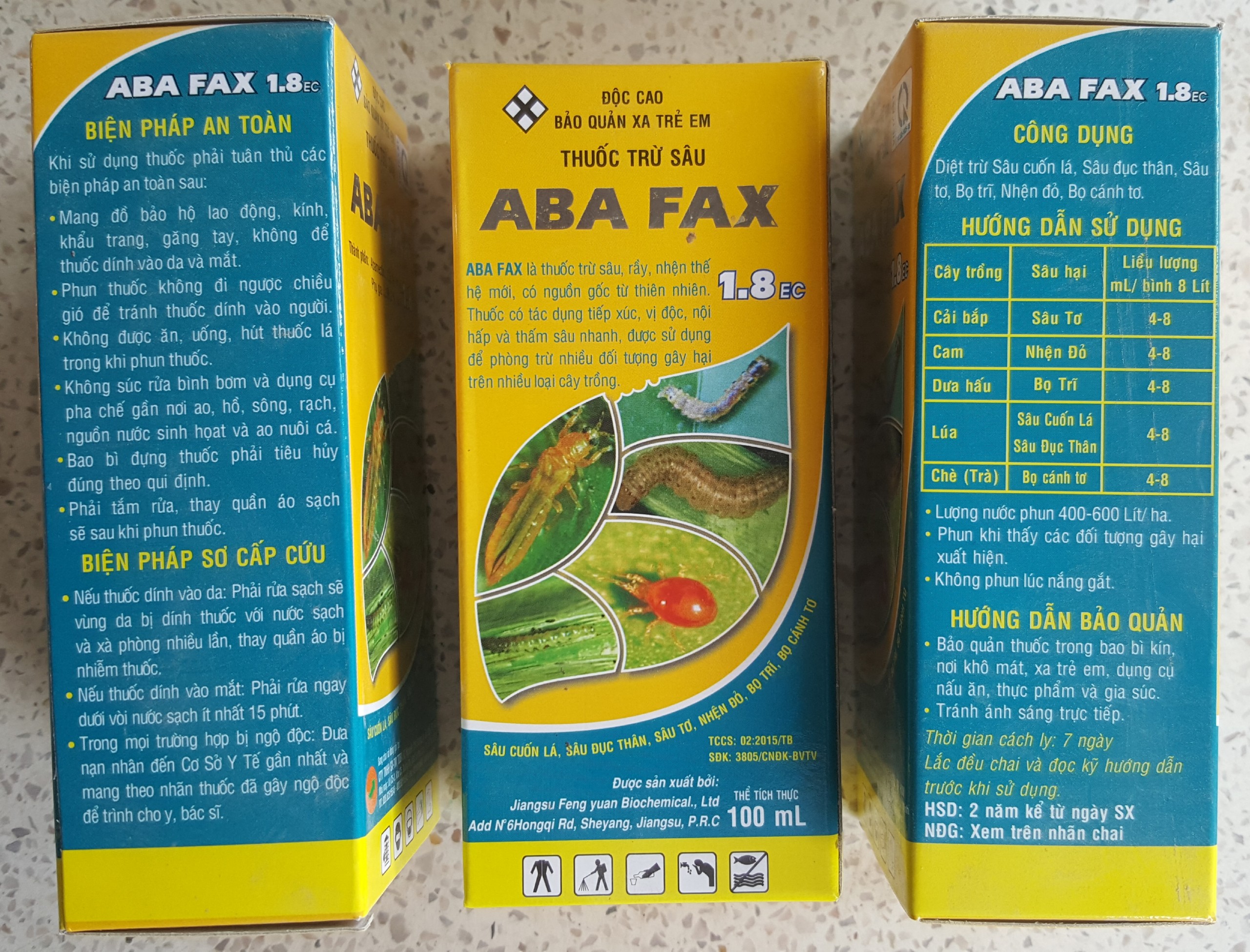 Thuốc trừ sâu ABA FAX 1.8 EC 100ml