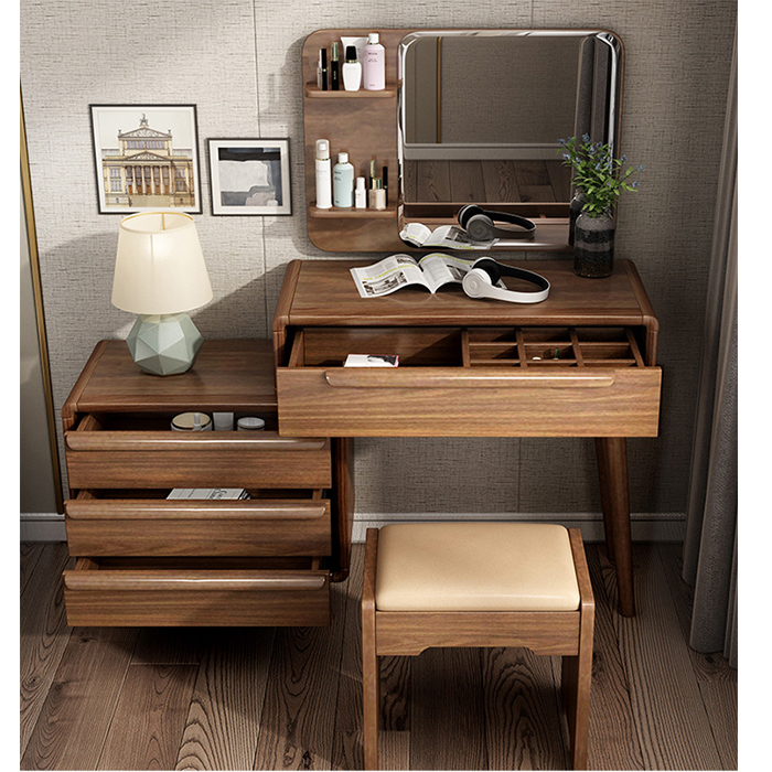 Dressing table mirror luxury slip, panel page Diem bedroom, desk makeup foundation premium