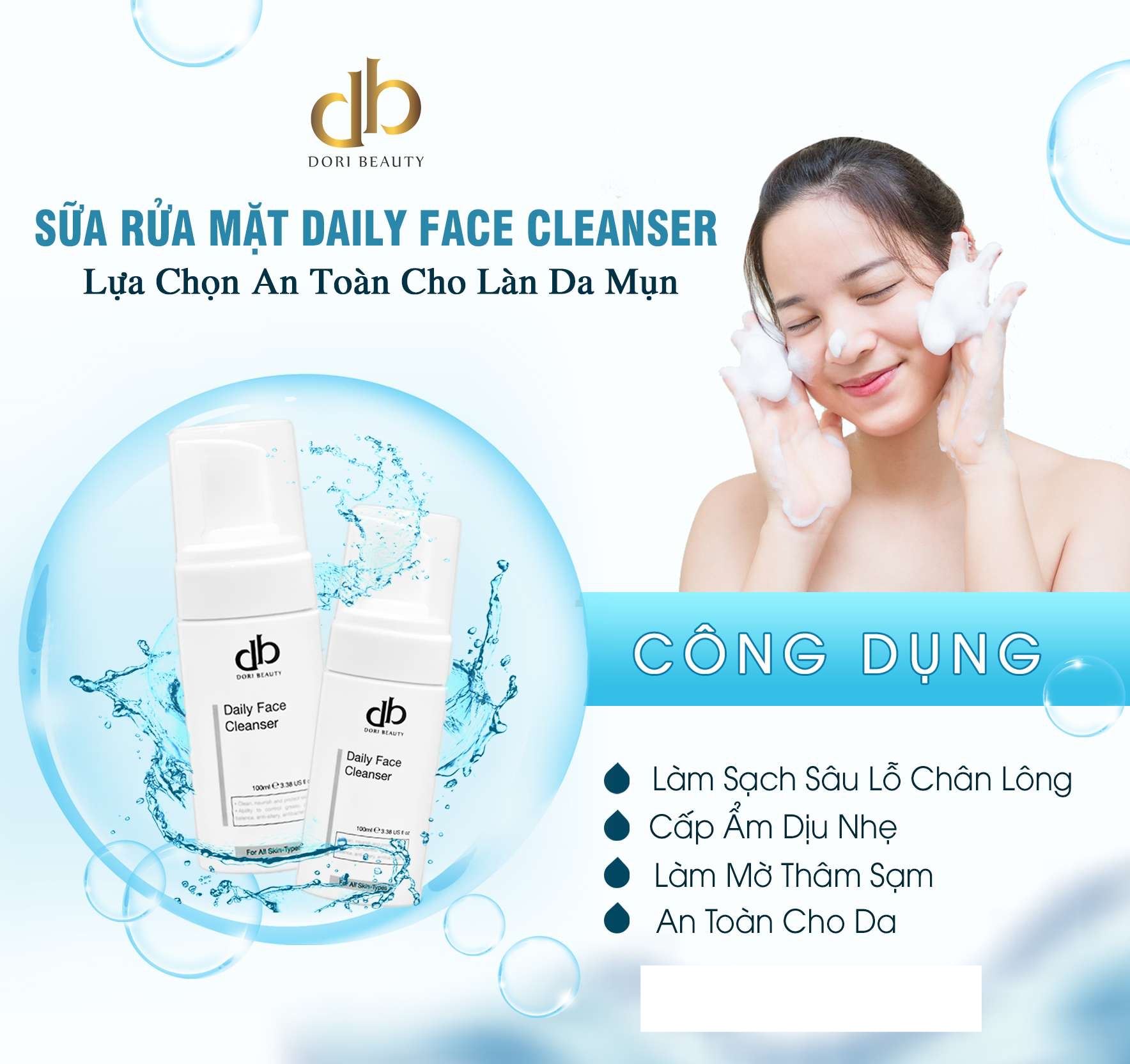 Sữa Rửa Mặt Dori Beauty