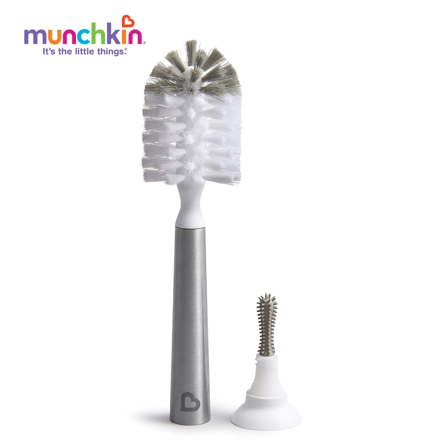 Set of 2 Replacement Brush Heads for Munchkin Bottle Brushes