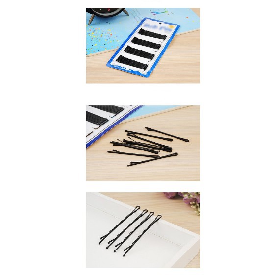 (HCM)Vỉ ghim kẹp tóc Bobpin giúp cố định tóc- Vỉ 36 chiếc