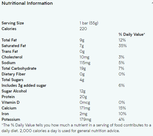 PROTEIN BAR - MYPROTEIN - LAYERED PROTEIN BAR
